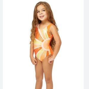 Peek orange sunshine swimsuit. Good condition